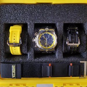 Invicta Reserve 52mm Lt Ed Venom Platinum Label Swiss Quartz Watch  (Used)